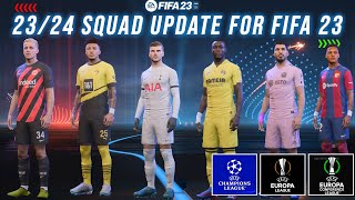 2324 New Squad Update For FIFA 23 Winter Transfers  EA FC 24 Ratings [upl. by Pelagia]