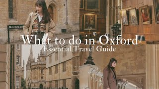 What to do in Oxford Aesthetic places to visit 🏛️🍂 Cozy Travel Diaries 🤎 [upl. by Teufert55]