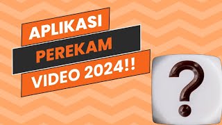 ini aplikasi perekam video rekomended banget [upl. by Olecram]