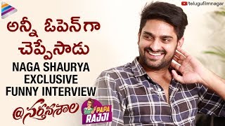 Naga Shaurya Exclusive FUNNY Interview  Nartanasala Telugu Movie  Naga Shourya  Telugu FilmNagar [upl. by Malda943]