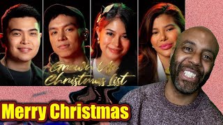 GrownUp Christmas List  Cover by  Daryl Ong Sam Mangubat Katrina Velarde Gigi De Lana REACTION [upl. by Duquette]