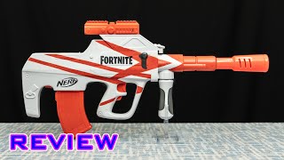 REVIEW Nerf Fortnite BAR  Bullpup Prop Blaster [upl. by Landes]