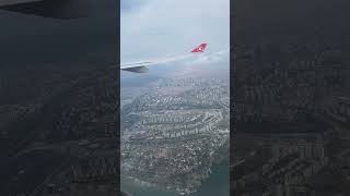 Landing at Istanbul airport Turkey [upl. by Artenahs]