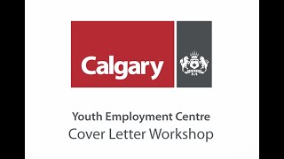 Cover Letter Writing Workshop  Youth Employment Centre [upl. by Carilla]