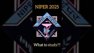 NIPER JEE 2025 SYLLABUSgpat niper2025 pharmacy [upl. by Lorie]