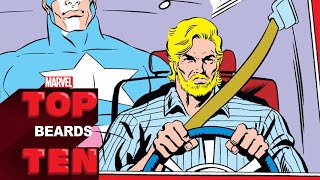 Top 10 Beards  Marvel Top 10 [upl. by Enilram241]