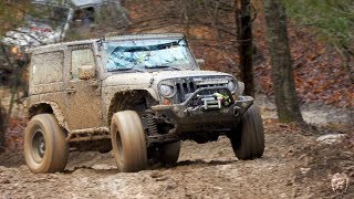 JEEPS MUDDING Frostbite 2018 At Kansas Rocks [upl. by Gambrell]