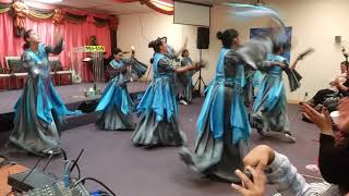 REMOLINEANDO Danza y Pandero Ministerio Espíritu Santo y Fuego 5599815119 Reedley Fresno Ma [upl. by Ykcub227]