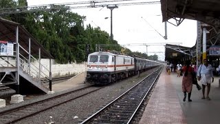 PRESTIGIOUS VAIGAI SF EXPRESS WITH ITS NEW LINK 30413 RPM WAP7  INDIAN RAILWAYS [upl. by Dukie795]