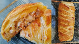 Feuilleté au poulet et fromages recette express facile et rapide مورقة بدالجاج هائلة وسريعة التحضير [upl. by Chladek]