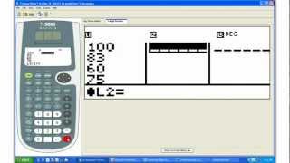 How to Use TI30 to Find Standard Deviation Median Mean Etc [upl. by Beekman]