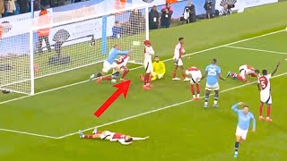 Haaland Throws Ball at Gabriel’s Head after John Stones Goal vs Arsenal 😳🤣  Man City [upl. by Ephrem]