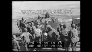 1945 Germany Rhine River Crossing H157307  Footage Farm [upl. by Itsud]