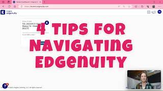 Edgenuity 4 Tips [upl. by Ynitsed]