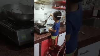 2years baby cooking funny [upl. by Zippora412]