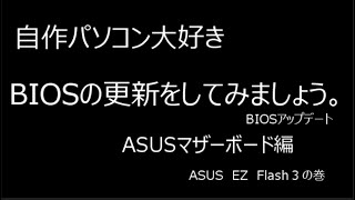 七子がBIOSアップデートをしちゃうわよ！【自作PC】BIOS更新 ASUSマザーボード編 [upl. by Polloch]