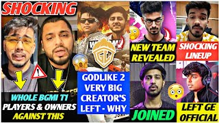 GODL 2 Big Creator LEFT  Why😱Sid Scout Against This MATTER😯Maxkash Owais New ORG🥵Snax TEAM🔥SkRossi [upl. by Carlson]