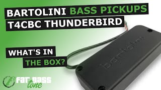 Bartolini T4CBC Thunderbird® Replacement Bass Pickup What’s In The Box A CloseUp Look [upl. by Asik]