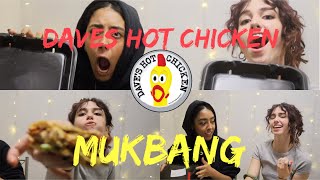 DAVES HOT CHICKEN MUKBANG W KARA  vlogmas 6 [upl. by Amron]