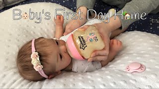 Relaxing Reborn Video Baby’s First Day Home From The Hospital  Name Review🧸 Reborn Roleplay [upl. by Ramsdell]