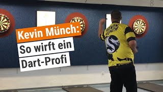 Dart Wurftechnik und Fingerhaltung  Tipps von Kevin Münch  Orange by Handelsblatt [upl. by Jea354]