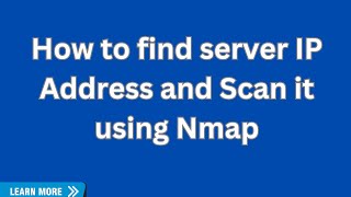 How to Find Your IP Address and Scan IP Addresses  Network Scanning Tutoria [upl. by Jolie]