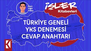 İŞLER KİTAPEVİ TÜRKİYE GENELİ YKS DENEMESİ CEVAP ANAHTARI [upl. by Faso]