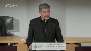 Discours de clôture de lAssemblée plénière des évêques de France  Automne 2024 [upl. by Allveta]