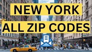 All NEW YORK Zip Codes LIST  NYC Zip Codes [upl. by Rumit]