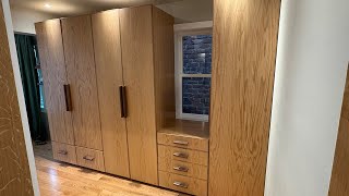 Making Sleek and Modern BuiltIn Bedroom Cabinets [upl. by Nnyl]