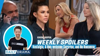 Weekly General Hospital Spoilers for Dec 9  13 Nostalgia A Nonwelcome Surprise and No Nonsense [upl. by Halda]