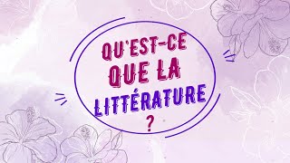 Questce que la littérature   Lessentiel à savoir [upl. by Apostles]