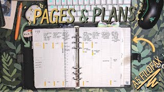 Pages amp Plans  Ep 1  Efficient Planning with Filofax A5 [upl. by Rratsal55]