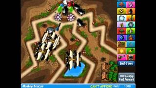 Bloons Tower Defense 4 Tutorial  Anthill Track 9 [upl. by Noved210]