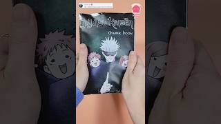 Jujutsu kaisen blindbag amp game book 주술회전 블라인드백 게임북 satoru gojo 고죠 사토루 jujutsukaisen papercraft [upl. by Yuma]