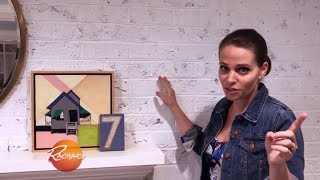 How to Whitewash a Brick Wall  Rachael Ray Show [upl. by Nednal]