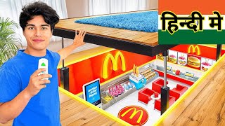 I built a Secret McDonalds Room  Stokes Twins Hindi  Stokes Twins Hindi Secret Room Challenge [upl. by Jecho]