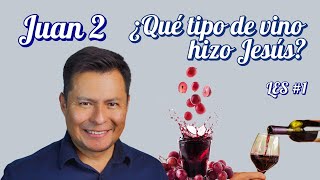 ¿Qué tipo de vino hizo jesus Juan 2 Bodas de Cana biblia estudiobiblico vidacristiana [upl. by Anikal643]