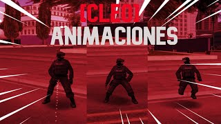 CLEO Animaciones Pack De Animaciones Externas Para Tu Gta SAMP 037 [upl. by Gievlos]