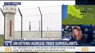 Trois surveillants poignardés par un prisonnier islamiste dans le PasdeCalais [upl. by Ailey318]