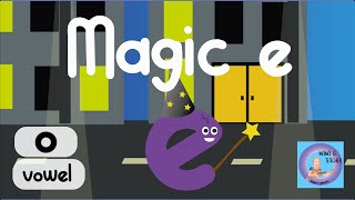 Magic e  Long vowel o  Silent e  turn short vowels to long  Phonics Teacher [upl. by Stockwell]