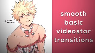 smooth basic transitions  videostar [upl. by Ataynek]