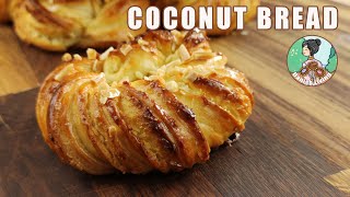 Delicious Coconut Bread Recipe  Homemade fluffy and delicious coconut bread  Danish Living [upl. by Chaudoin]