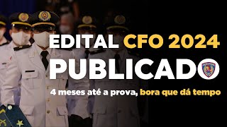 EDITAL PUBLICADO CFO PMMG 2024 [upl. by Ifar]