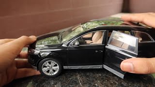 Unboxing of Mini Audi Q7 118 Diecast scale model Toy car [upl. by Baggott771]