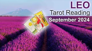 LEO TAROT READING quotCOMING OUT ON TOP LEO IT ALL FALLS INTO PLACEquot September 2024 tarotreading [upl. by Euphemiah]