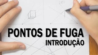 Como desenhar com pontos de fuga  Introdução e noções básicas [upl. by Nlocnil96]