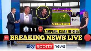 LAMPARD EXPLODES CLEAR OFFSIDE CONTROVERSY ROCKS STAMFORD BRIDGE [upl. by Stenger]