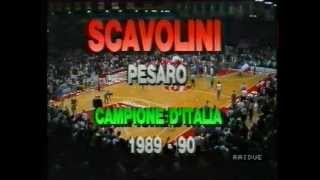 1990  i Campioni siamo sempre noi lo scudetto torna a Pesaro [upl. by Zelazny607]