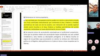 SANEAMIENTO FISICO LEGAL Y REGISTRAL DE BIENES INMUEBLES  SESIÓN VIII [upl. by Nehte864]